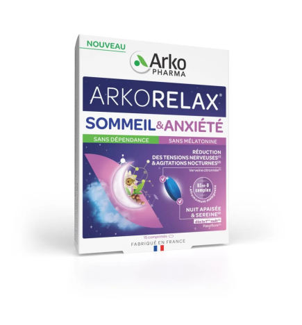 Arkopharma – Arkorelax Sommeil & Anxiété, 15 comprimés