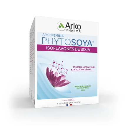 Arkopharma – Phytosoya Isoflavones de Soja 17,5 mg, 180 gélules