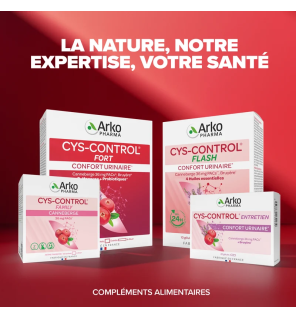 Arkopharma – Cys-Control Flash Confort Urinaire, 20 gélules et capsules