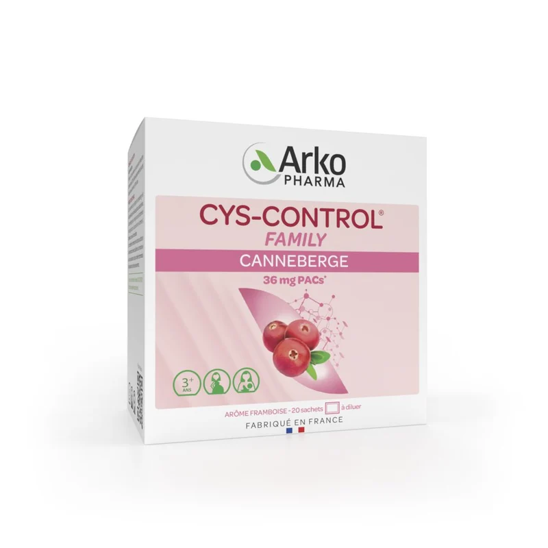 Arkopharma – Cys-Control Confort Urinaire Canneberge, 20 sachets Arkopharma – Cys-Control Confort Urinaire Canneberge, 20 sachets