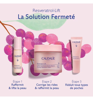 Caudalie – Coffret Resveratrol-Lift La Solution Fermeté, 3 produits