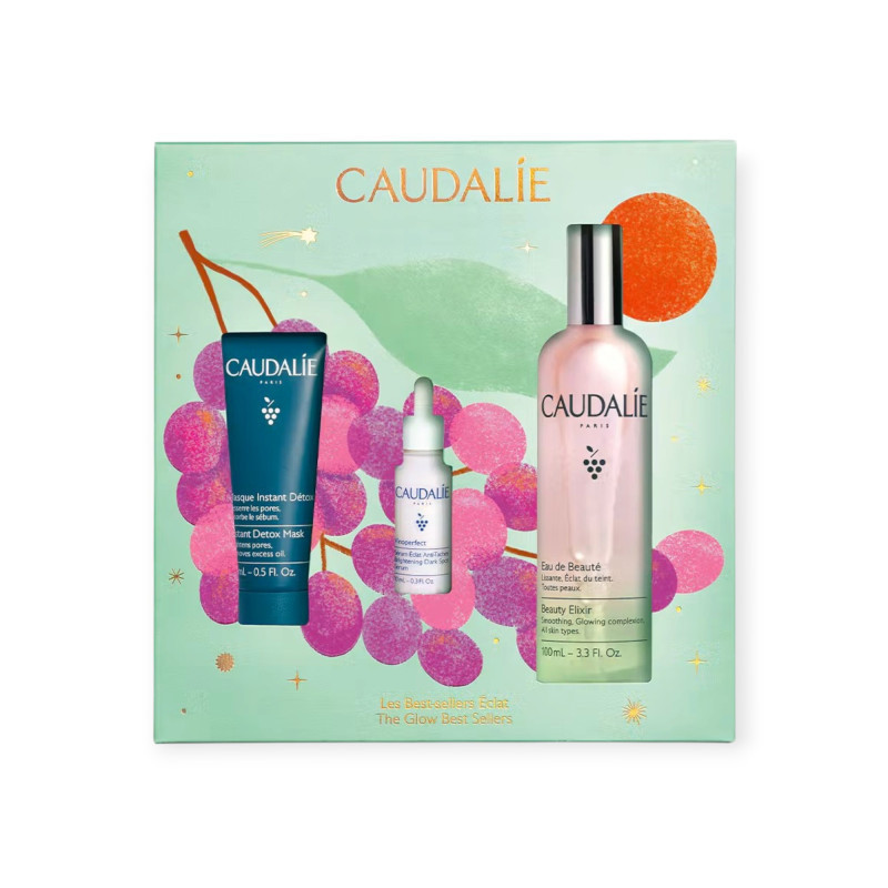 Caudalie – Coffret Les Bestsellers Éclat, 3 produits Caudalie – Coffret Les Bestsellers Éclat, 3 produits