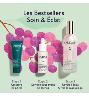 Caudalie – Coffret Les Bestsellers Éclat, 3 produits