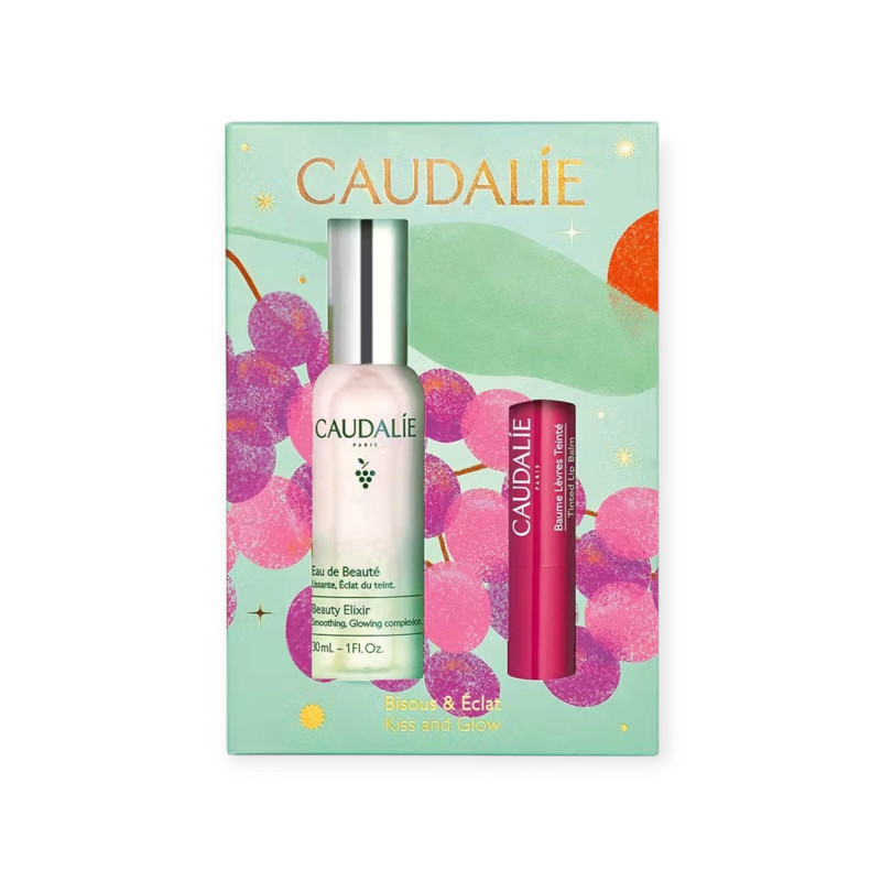Caudalie – Coffret Bisous & Éclat, 2 produits Caudalie – Coffret Bisous & Éclat, 2 produits