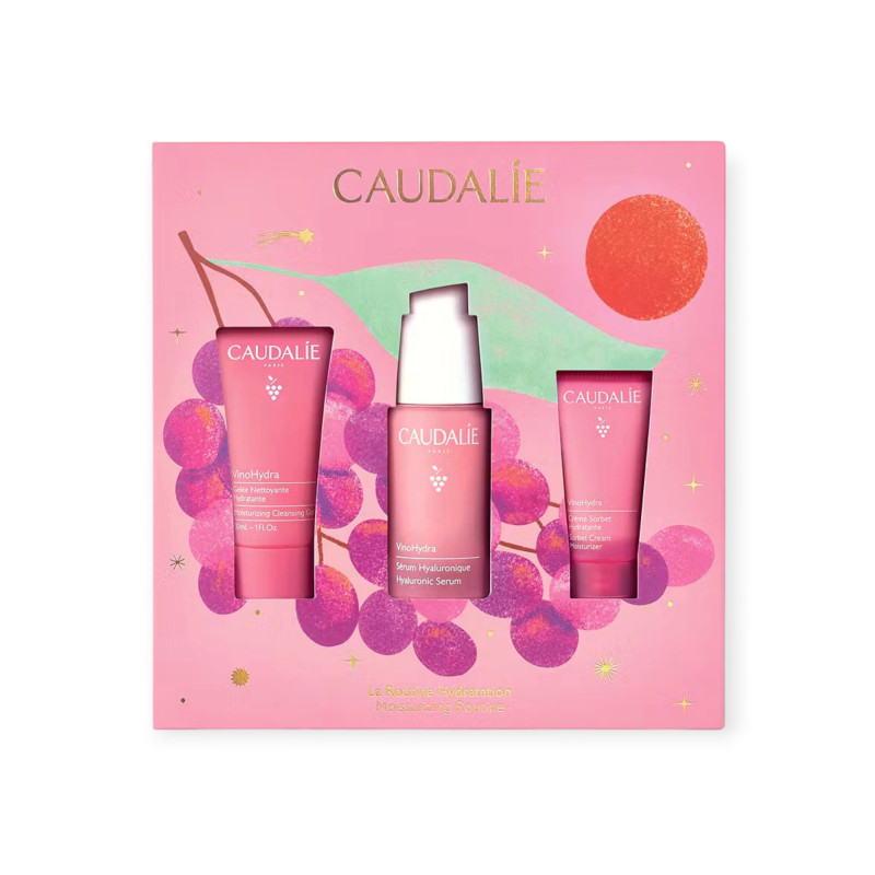 Caudalie – Coffret VinoHydra La Routine Hydratation, 3 produits Caudalie – Coffret VinoHydra La Routine Hydratation, 3 produits
