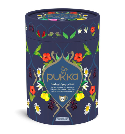Pukka – Coffret Collection Découverte Infusions & Thés Bio, 30 sachets