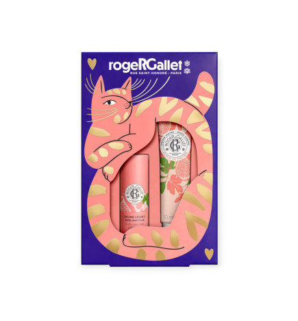 Roger & Gallet – Coffret Noël Fleur de Figuier Baume Lèvres & Crème Mains, 2 produits