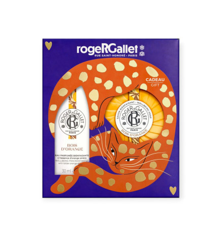Roger & Gallet – Coffret Noël Bois d'Orange Eau Parfumée & Savon, 2 produits