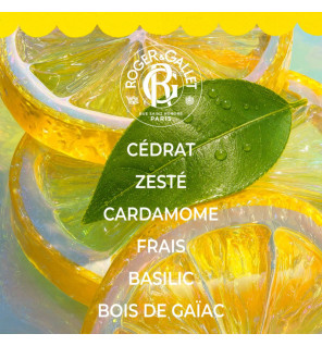 Roger & Gallet – Coffret Noël Cédrat Eau Parfumée & Savon, 2 produits