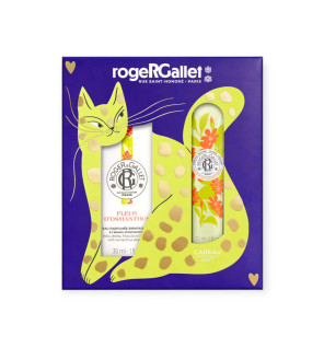 Roger & Gallet – Coffret Noël Fleur d'Osmanthus Eau Parfumée & Crème Mains, 2 produits