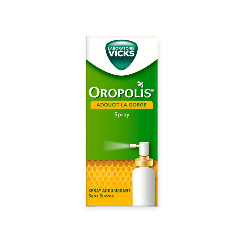 Oropolis – Spray adoucissant pour la gorge, 20 ml Oropolis – Spray adoucissant pour la gorge, 20 ml