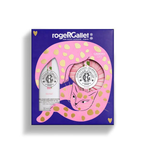 Roger & Gallet – Coffret Noël Rose Eau Parfumée & Savon, 2 produits