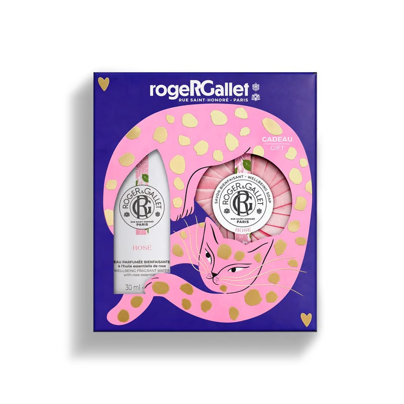 Roger & Gallet – Coffret Noël Rose Eau Parfumée & Savon, 2 produits Roger & Gallet – Coffret Noël Rose Eau Parfumée & Savon, 2 produits