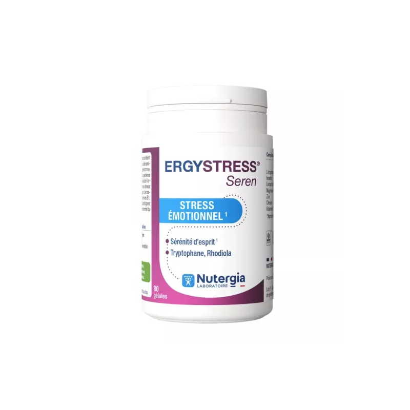 Nutergia – Ergystress Seren Stress émotionnel, 80 gélules Nutergia – Ergystress Seren Stress émotionnel, 80 gélules