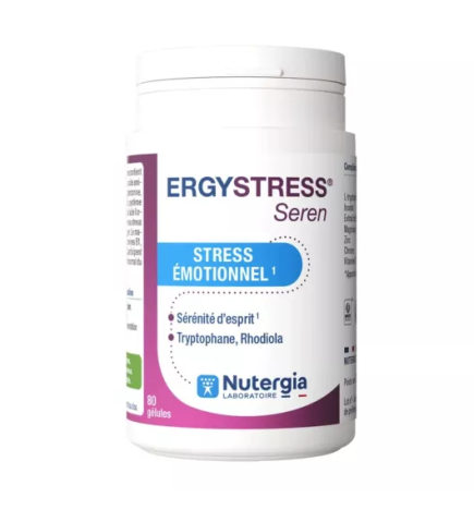 Nutergia – Ergystress Seren Stress émotionnel, 80 gélules