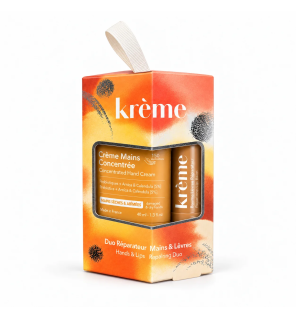 Krème – Coffret Duo Réparateur Mains & Lèvres, 2 produits