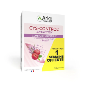 Arkopharma – Cys-Control Gélules Confort Urinaire, 60 gélules