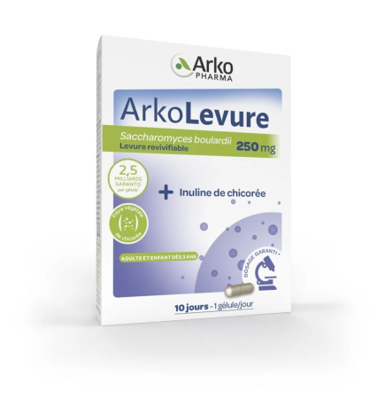 Arkopharma – Arkolevure Saccharomyces Boulardii, 10 gélules