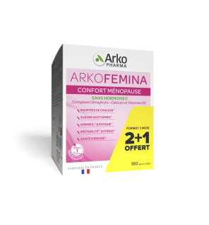 Arkopharma – Arkofemina Confort Ménopause, 2 mois + 1 mois offert