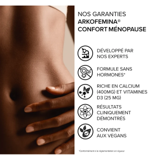 Arkopharma – Arkofemina Confort Ménopause, 2 mois + 1 mois offert