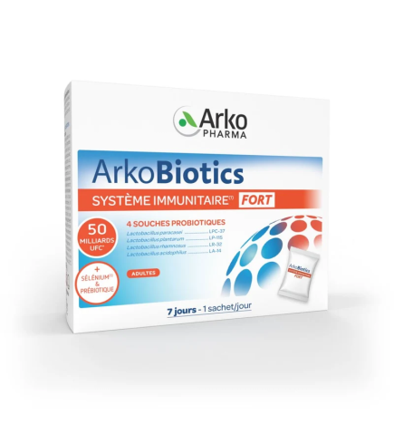 Arkopharma – Arkobiotics Système Immunitaire Fort, 7 sachets