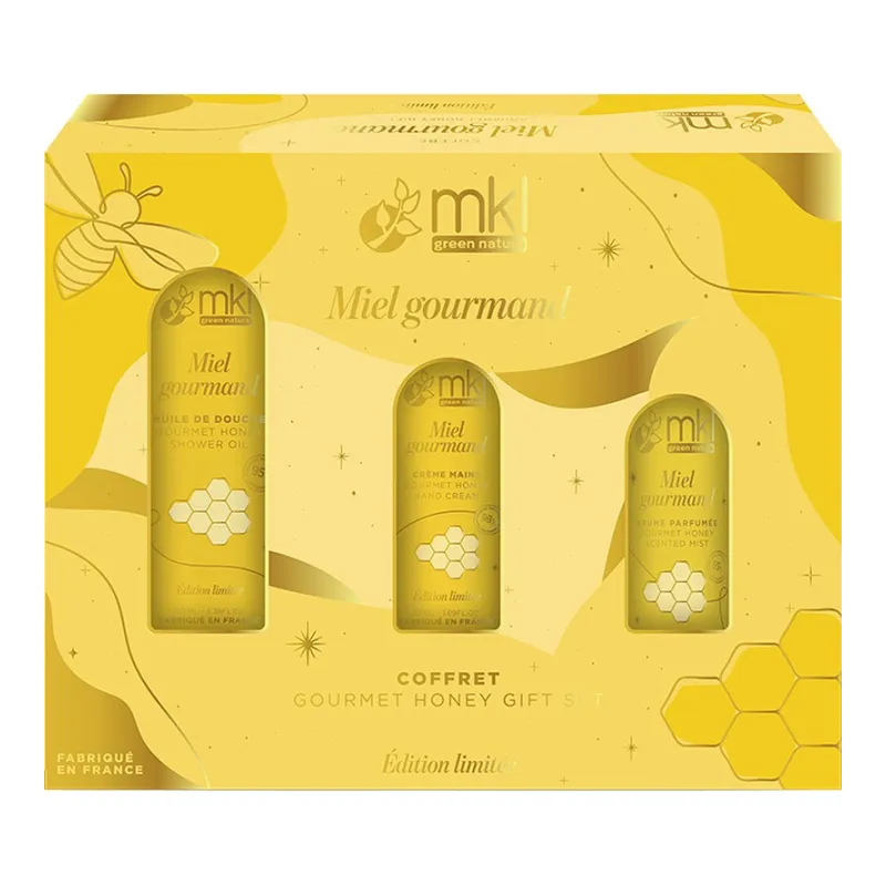 MKL – Coffret Miel Gourmand, 3 produits MKL – Coffret Miel Gourmand, 3 produits