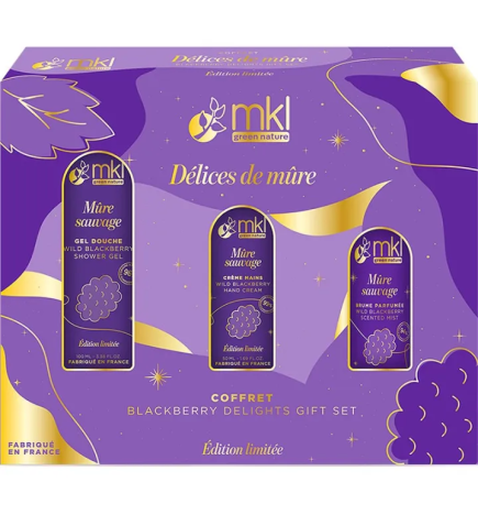 MKL – Coffret Delices de Mûre, 3 produits