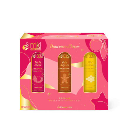 MKL – Coffret Douceurs d'Hiver Édition Limitée, 3 x 100 ml