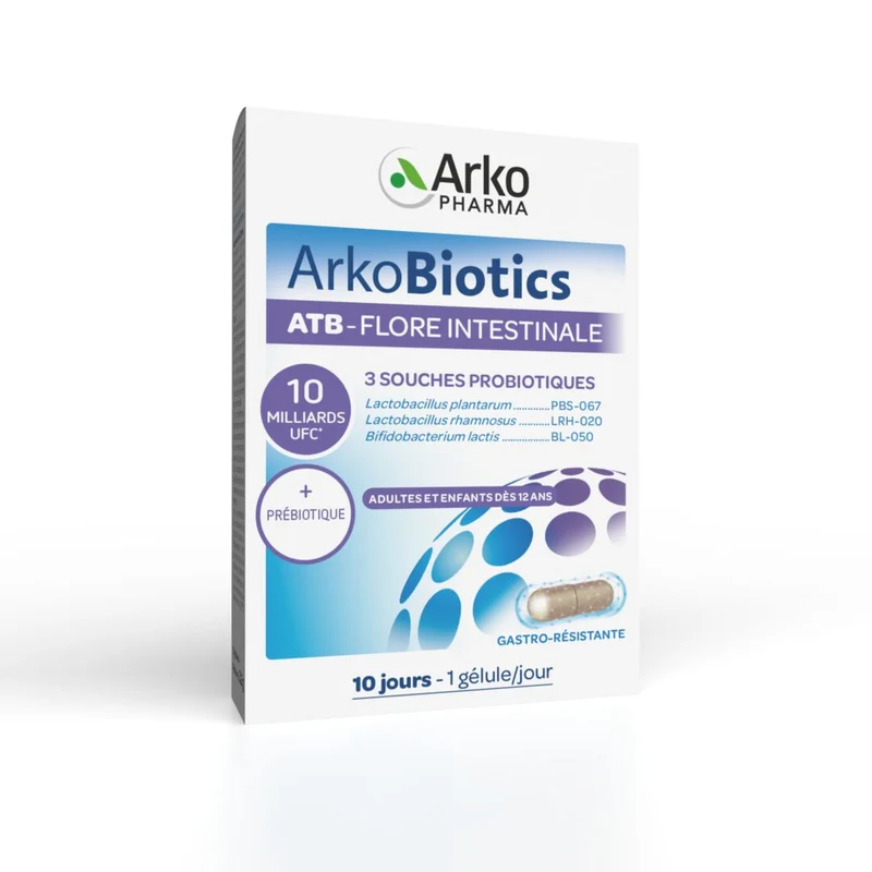 Arkopharma – ArkoBiotics ATB Flore Intestinale, 10 gélules Arkopharma – ArkoBiotics ATB Flore Intestinale, 10 gélules