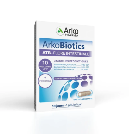 Arkopharma – ArkoBiotics ATB Flore Intestinale, 10 gélules