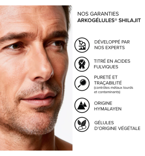 Arkopharma – Arkogélules Shilajit, 60 gélules