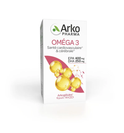 Arkopharma – Arkogélules Oméga 3, 60 capsules