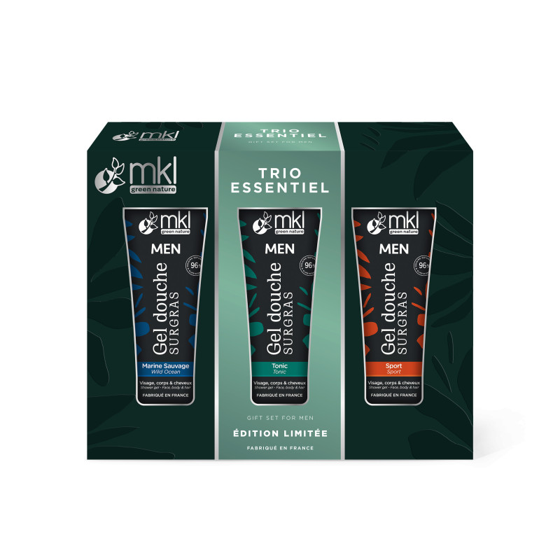 MKL – Coffret Trio Essentiel Men Édition Limitée, 3 x 100 ml MKL – Coffret Trio Essentiel Men Édition Limitée, 3 x 100 ml