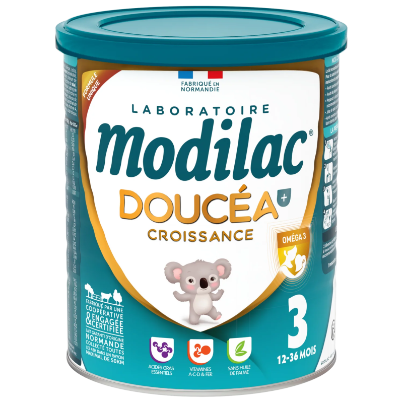 Modilac – Doucéa + Croissance Lait en Poudre 12 à 36 Mois, 800 g Modilac – Doucéa + Croissance Lait en Poudre 12 à 36 Mois, 800 g