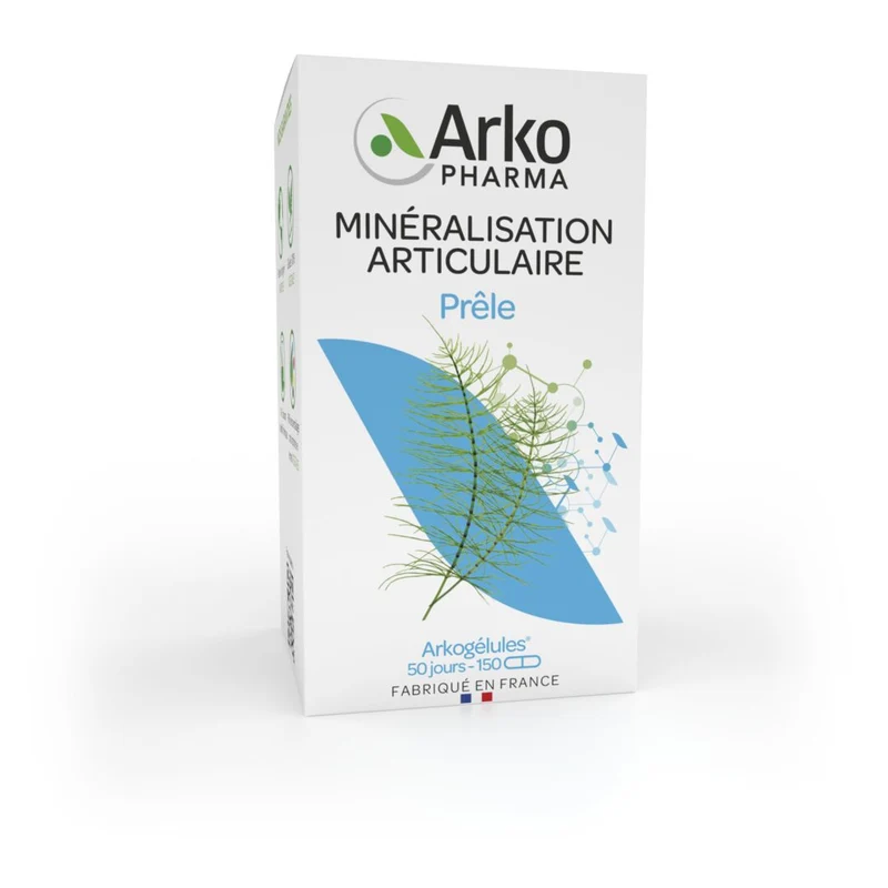Arkopharma – Arkogélules Prêle Reminéralisation Osseuse et Articulaire, 150 gélules Arkopharma – Arkogélules Prêle Reminéralisation Osseuse et Articulaire, 150 gélules