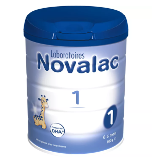 Novalac – Lait Infantile 1er Âge 0-6 Mois, 800 g