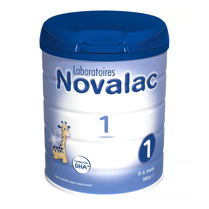 Novalac – Lait Infantile 1er Âge 0-6 Mois, 800 g Novalac – Lait Infantile 1er Âge 0-6 Mois, 800 g