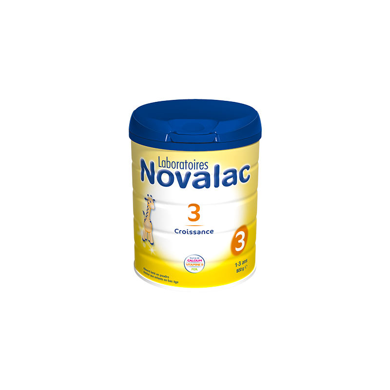 Novalac – Lait de Croissance 3ème Âge 1-3 Ans, 800 g Novalac – Lait de Croissance 3ème Âge 1-3 Ans, 800 g