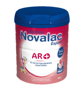 Novalac – Expert AR+ Lait Infantile Anti-Régurgitations 0-6 Mois, 800 g