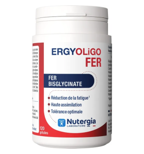 Nutergia – Ergyoligo Fer Bisglycinate, 120 gélules