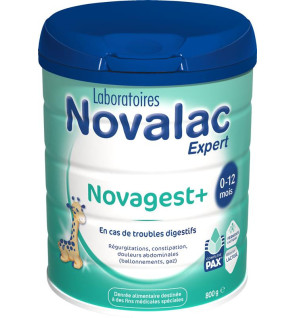 Novalac – Expert Novagest+ Lait Infantile 0-12 Mois, 800 g