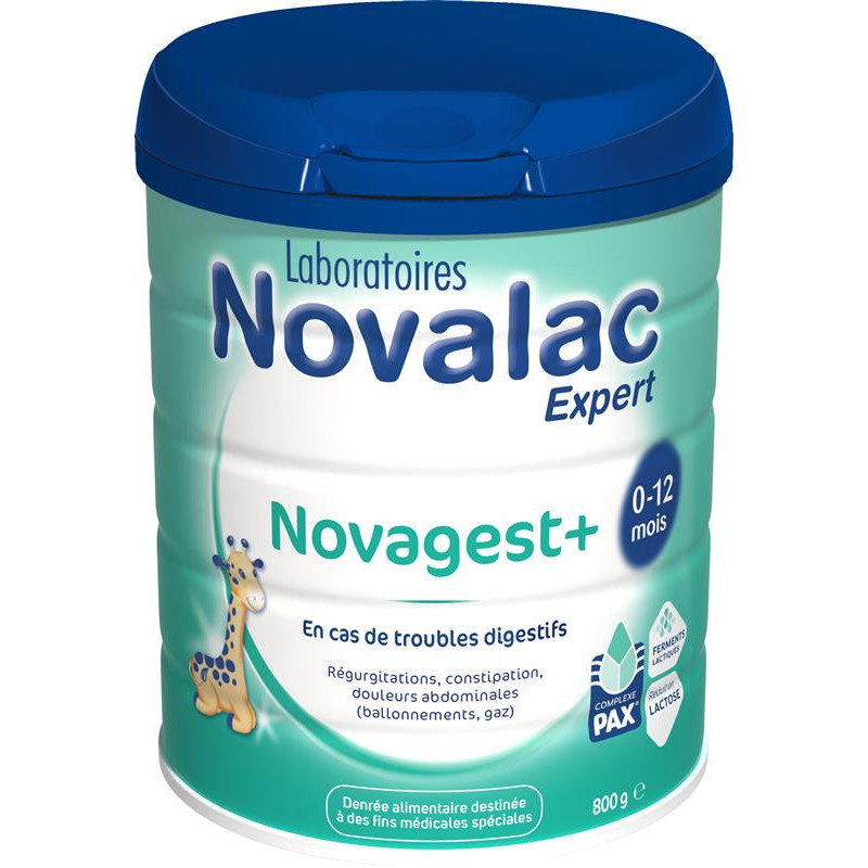 Novalac – Expert Novagest+ Lait Infantile 0-12 Mois, 800 g Novalac – Expert Novagest+ Lait Infantile 0-12 Mois, 800 g