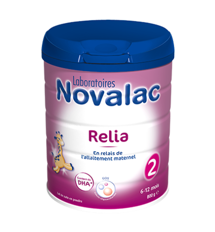 Novalac – Relia 2 Lait Infantile 2ème Âge 6-12 Mois, 800 g
