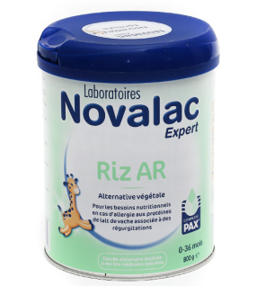 Novalac – Expert Riz AR Lait Infantile Anti-Régurgitations 0-36 Mois, 800 g