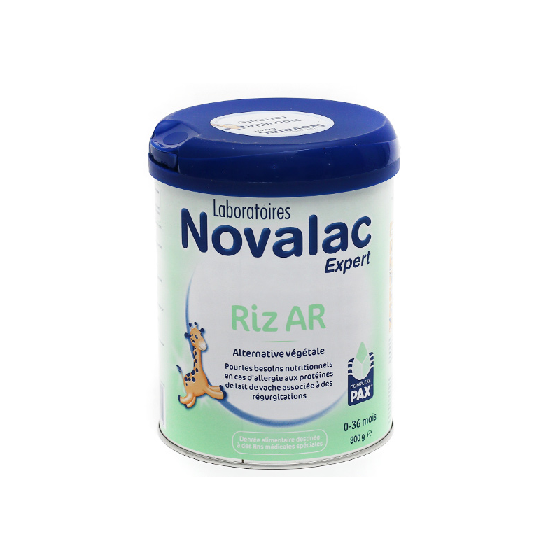 Novalac – Expert Riz AR Lait Infantile Anti-Régurgitations 0-36 Mois, 800 g Novalac – Expert Riz AR Lait Infantile Anti-Régurgitations 0-36 Mois, 800 g