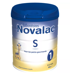 Novalac – S 1 Lait Infantile Satiété 0-6 Mois, 800 g