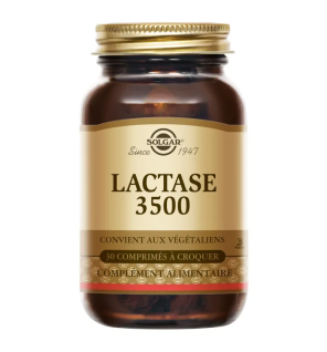 Solgar – Lactase 3500, 30 comprimés à croquer