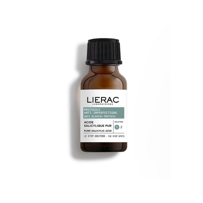 Lierac – Protocole Anti-Imperfections Le Stop-Boutons à l'Acide Salicylique, 15 ml