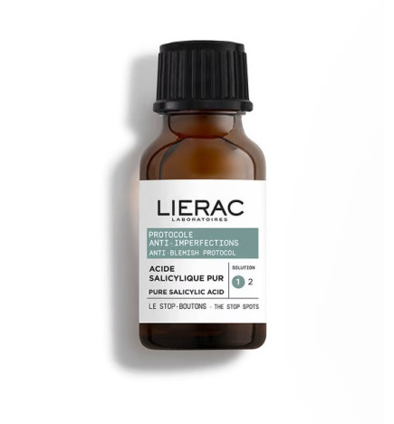 Lierac – Protocole Anti-Imperfections Le Stop-Boutons à l'Acide Salicylique, 15 ml