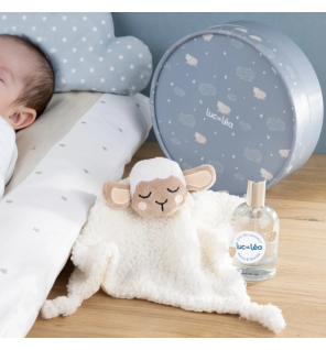 Luc et Léa – Mon Coffret Naissance Doudou et Eau de Senteur, 50 ml
